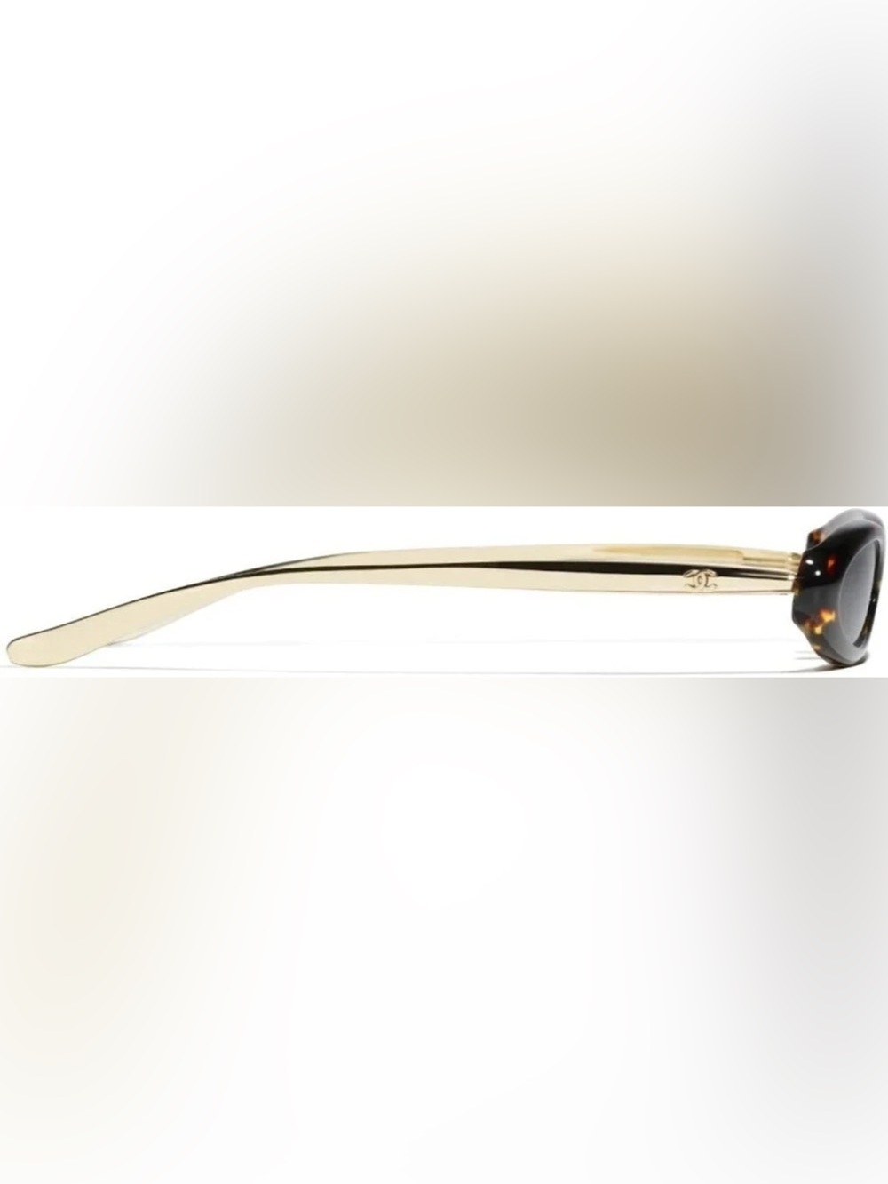 BRAND NEW Chanel Oval Sunglasses Tortoise & Gold Brown & Gold. - Picture 6 of 6